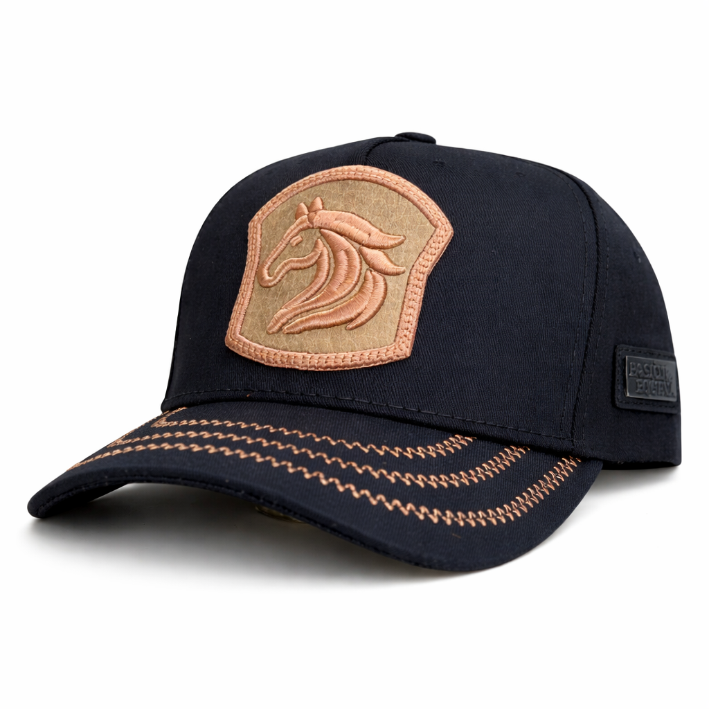 Gorra Caballo Bordado Rosa