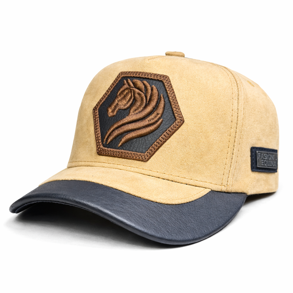 Gorra Lucero Beige Gamuza