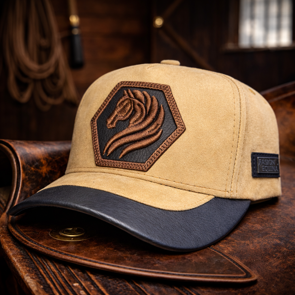 Gorra Lucero Beige Gamuza